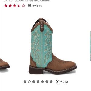 Justin boots- worn once